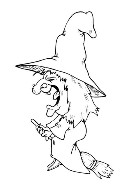halloween witch head coloring pages witch coloring pages
