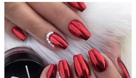 nail art nuansa merah cantik elegan berani coba photo fimelacom