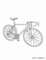 Velo Rennrad Bicicletas Hellokids Corrida Uma Carreteras Drucken Fahrrad sketch template