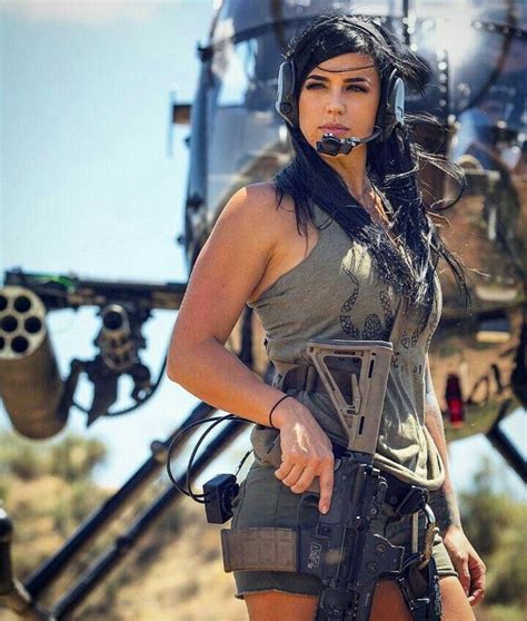 alex zedra model shooter girl guns guns female soldier