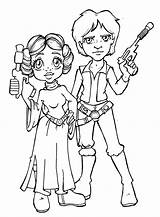 Leia Han Wars Star Coloring Ago Long Time Freebie Bit Another Choose Board Recognizable Than Last Two Some sketch template