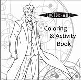 Who Colouring 10th Nerd sketch template