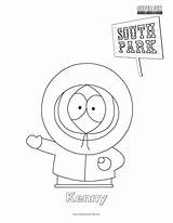 South Park Kenny Coloring Fun sketch template
