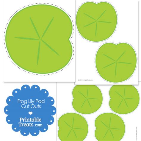 lily pad template clipartsco