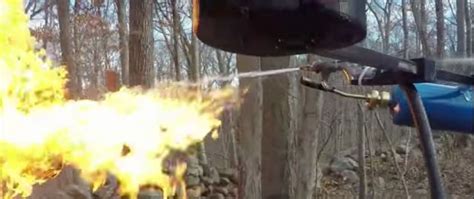 man  built gun drone flamethrower drone argues faa  regulate
