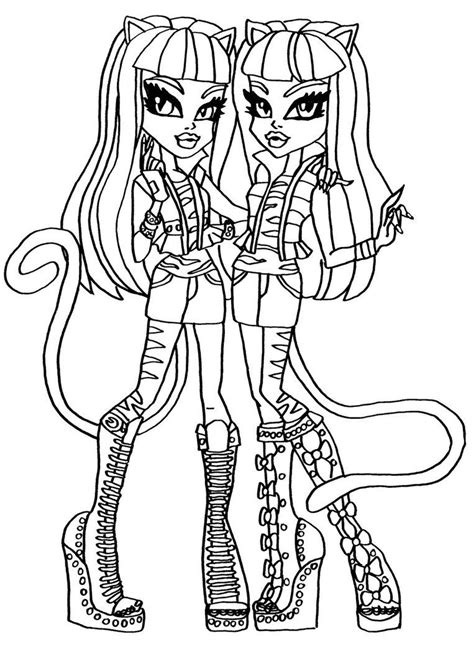 purrsephone meowlody monster high coloring page monster coloring