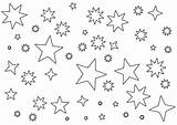 Star Pages Coloring Printable Pattern Colouring Patterns Kids Bootkidz Shape Paper sketch template