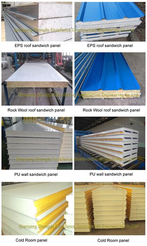Glass Wool Insulated Roof Panels Foam Insulation Panels 80mm Thickness