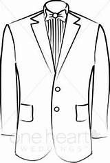 Tuxedo Jacket Tux Clipart Coloring Wedding Pages Clip Christian Men sketch template