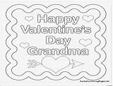 Coloring Happy Pages Grandma Valentines Printable Cards Birthday Valentine Card Feliz San Clipart Getcolorings Dia Valentin Popular Color Coloringhome Getdrawings sketch template