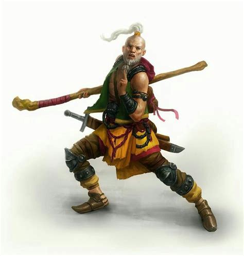 human monk pathfinder pfrpg dnd dd  fantasy fantasy warrior