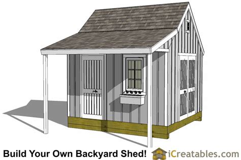 shed plans build   storage lean