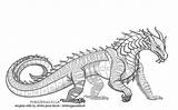 Seawing Peregrinecella Wingless Dragons sketch template