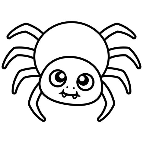 july coloring printables  spider coloring page