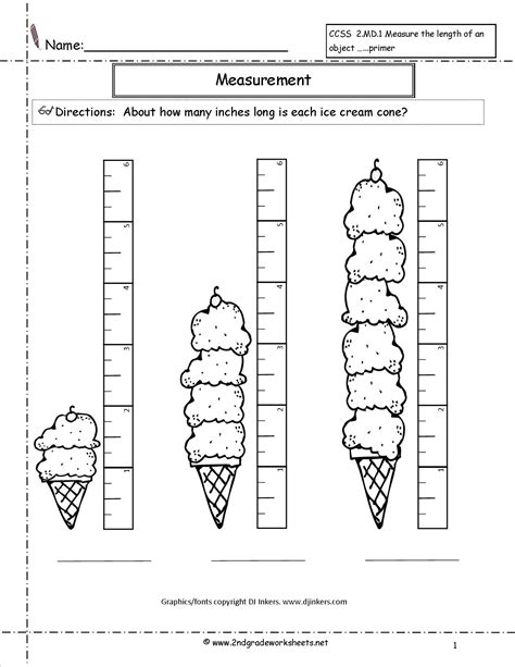 images  kindergarten worksheets measuring inches measuring