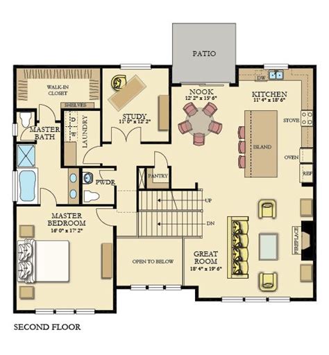 persimmon homes  bed floor plan home plan
