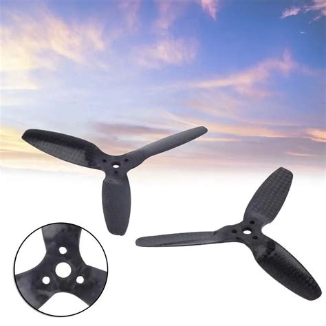 carbon fiber  blade propeller cw ccw  parrot bebop  quadcopter   propeller