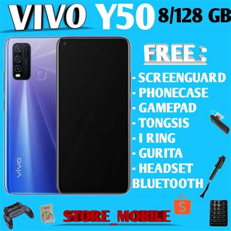 VIVO Y50 2020 RAM 8GB ROM 128GB GARANSI RESMI VIVO