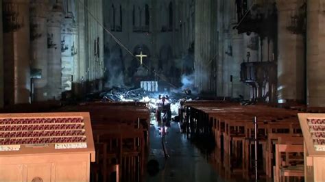 Se Hur Det Ser Ut Inuti Notre Dame Nyhetsvideor Yle Arenan