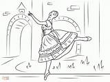 Swan Lake Coloring Pages Ballet Popular Getcolorings Template sketch template