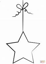 Coloring Star Ornament Pages Drawing Printable sketch template