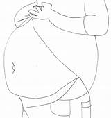 Belly Deviantart sketch template