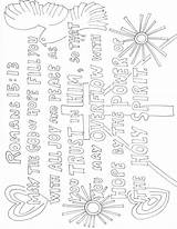 Romans Colouring Speak 1513 sketch template