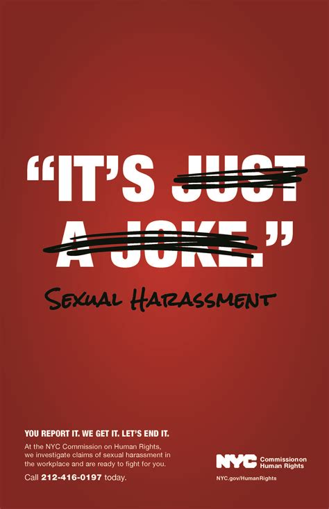sexual harassment  work nyc human rights