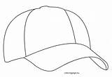 Coloring Cap Baseball Caps Pages Hat Drawing Printable Clip Nurse Kids Sketch Hats Drawings Template Easy Color Print Quilt Pattern sketch template