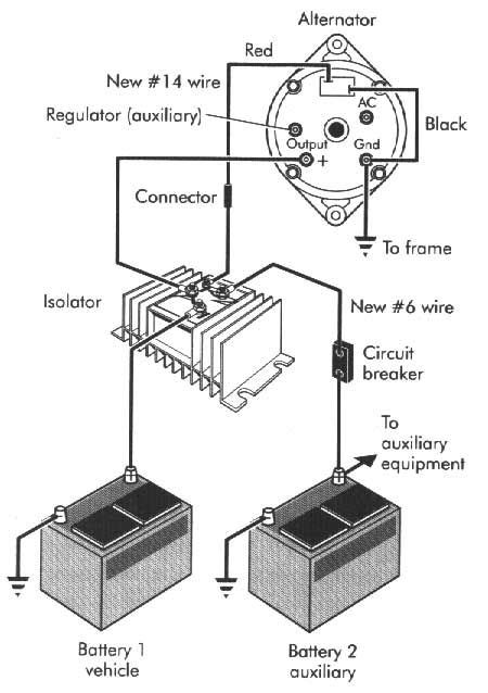 gm battery isolator wiring diagram