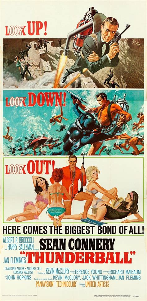 thunderball james bond movie posters james bond movies