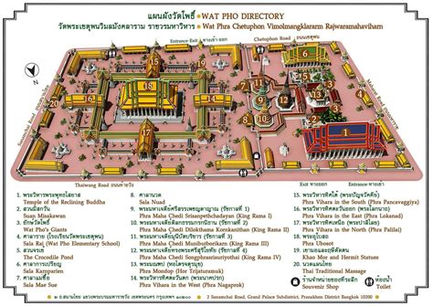 temple   reclining buddha wat pho tourism  bangkok