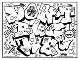 Graffiti Coloring Pages Letters Characters Swag Colouring Cartoon Adults Print Letter Sheet Printable Color Names Spray Paint Getcolorings Book Getdrawings sketch template