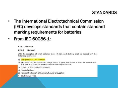 battery identification  classification powerpoint  id