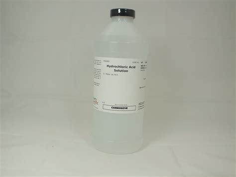Hydrochloric Acid Solution 0 1 Molar 1000 Ml