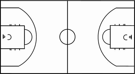 basketball court design template  basketball court layout printable
