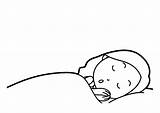 Sleep Coloring Pages Large sketch template