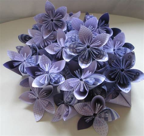 handmade purple paper flowers  artificial flowers pinterest