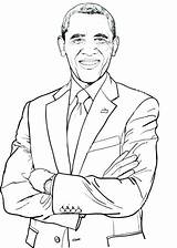 Coloring Obama Pages Michelle Lincoln Abraham Barack Printable President Kindergarten Getcolorings Drawing Getdrawings sketch template