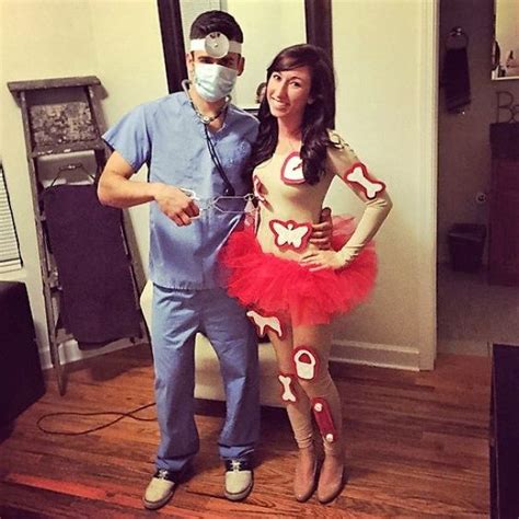 diy funny clever  unique couples halloween costume ideas