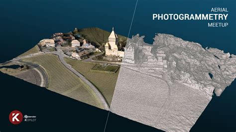 aerial photogrammetry experiment blender  video tutorials  news kopilot