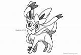 Sylveon Coloring Pages Sketch Printable Kids Print Color Getdrawings Drawing Disabled Stats Deviantart Friends sketch template