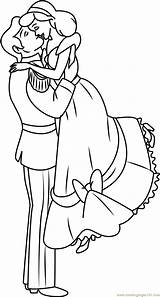 Couple Cartoon Coloring Pages Cute Template Sweet sketch template