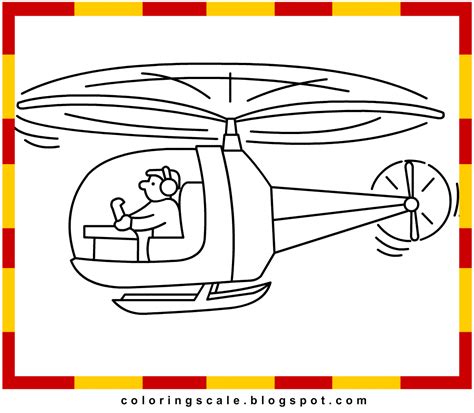 coloring pages printable  kids helicopter coloring pages  kids