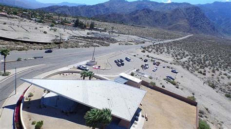 palm springs drone flyover visitors center youtube