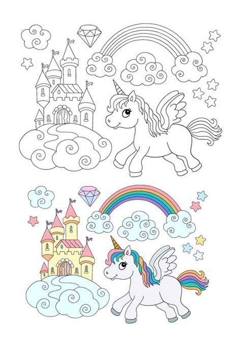 flying unicorn coloring pages   printable coloring sheets