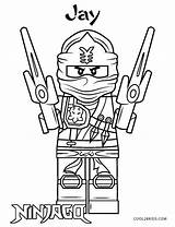 Ninjago Coloring Pages Jay Kids Printable Lego Cool2bkids Sheets sketch template