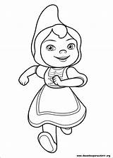Coloring Pages Gnomes Sherlock Gnomeo Juliet Printable Colorpages sketch template