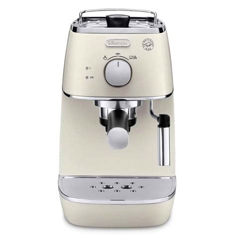 delonghi distinta espresso cappuccino machine white eciw   clock offers