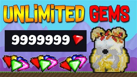 unlimited gems working growtopia youtube